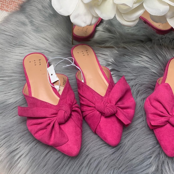 Pink A New Day bow mules 🎀 - Picture 5 of 8